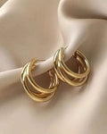 Gold Plated Hoops