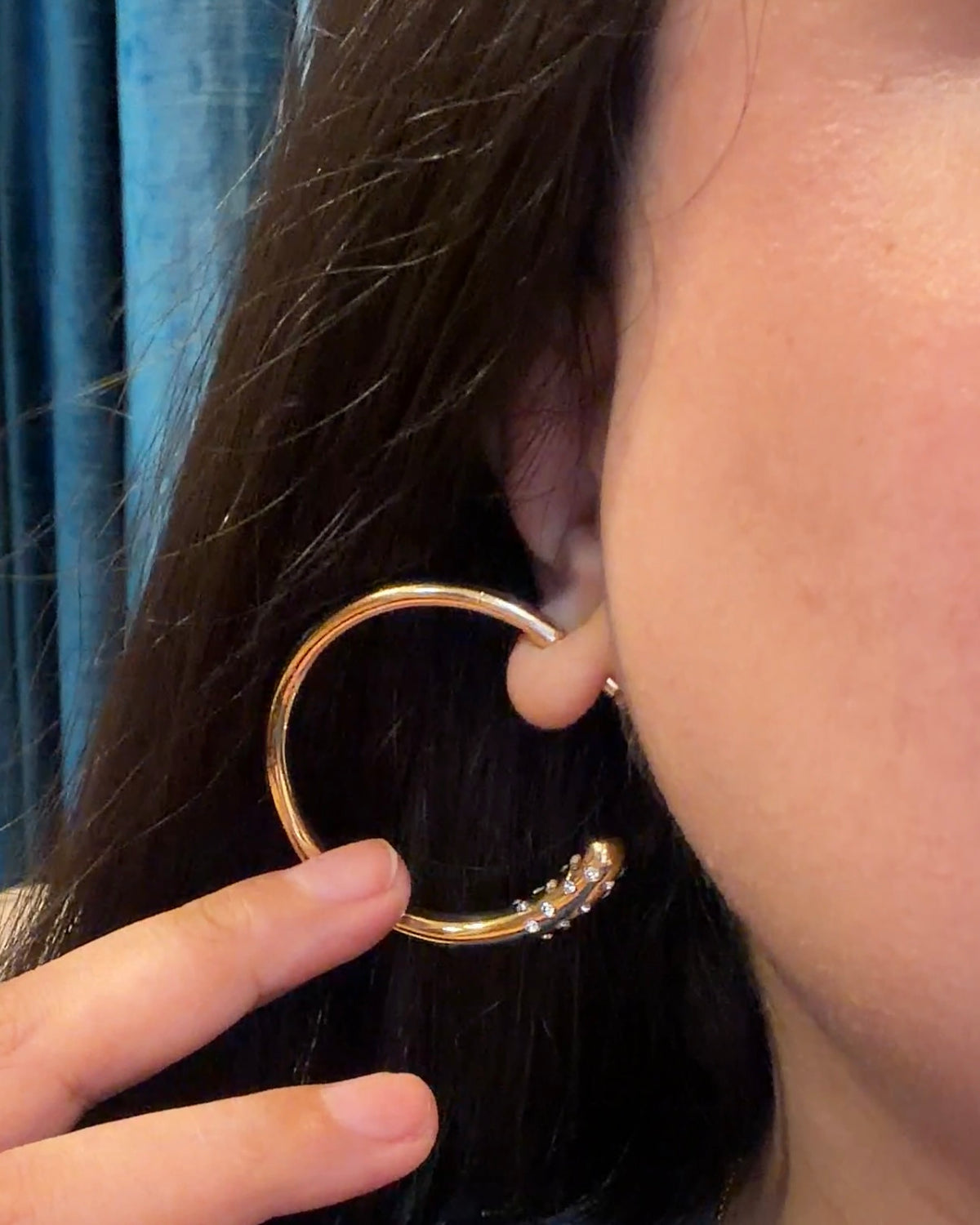 Stardust Hoops